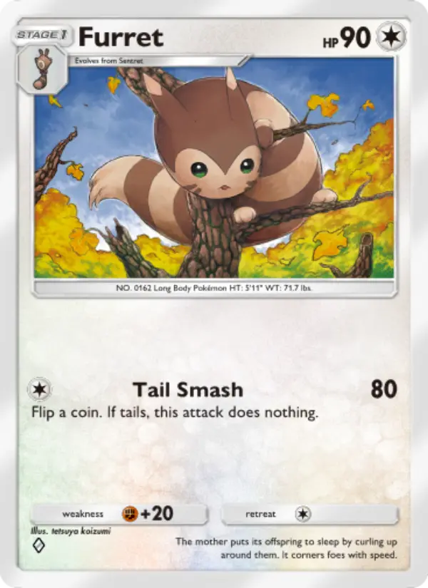 Furret — Wisdom of Sea and Sky card #139