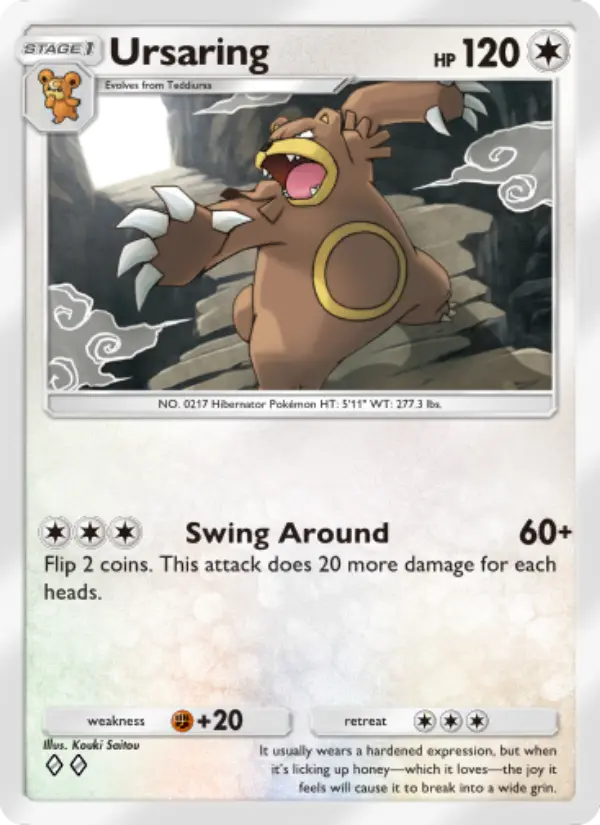 Ursaring — Wisdom of Sea and Sky card #146