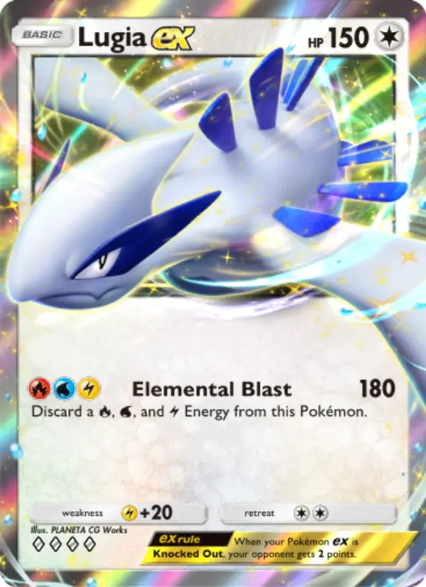 Lugia ex — Wisdom of Sea and Sky card #149