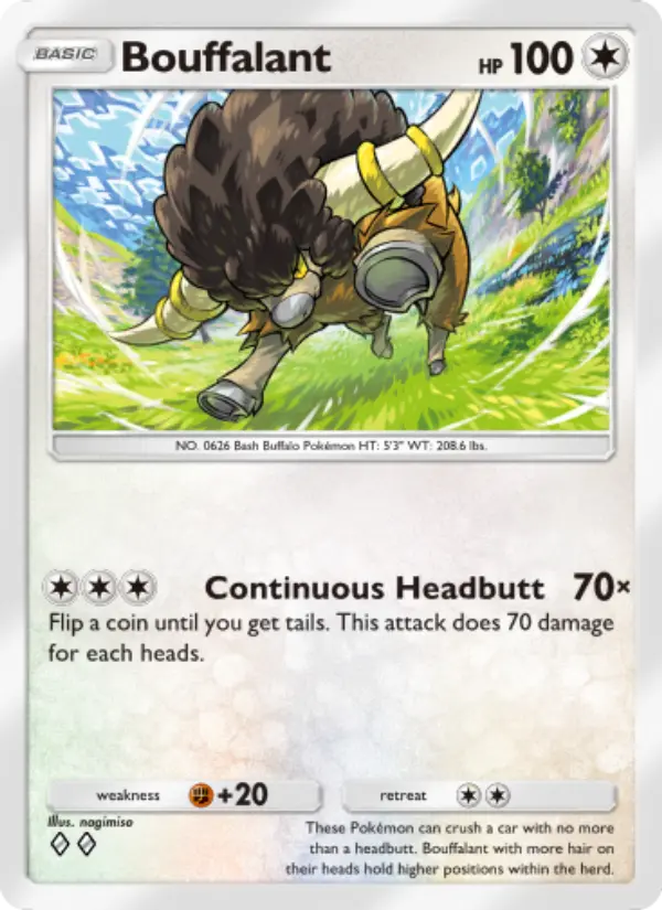 Bouffalant — Wisdom of Sea and Sky card #150