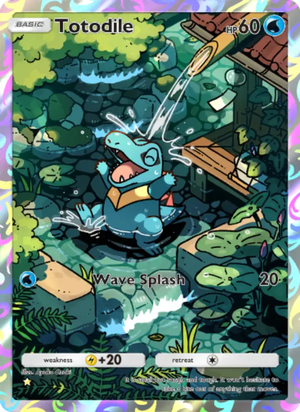 Totodile — Wisdom of Sea and Sky card #167