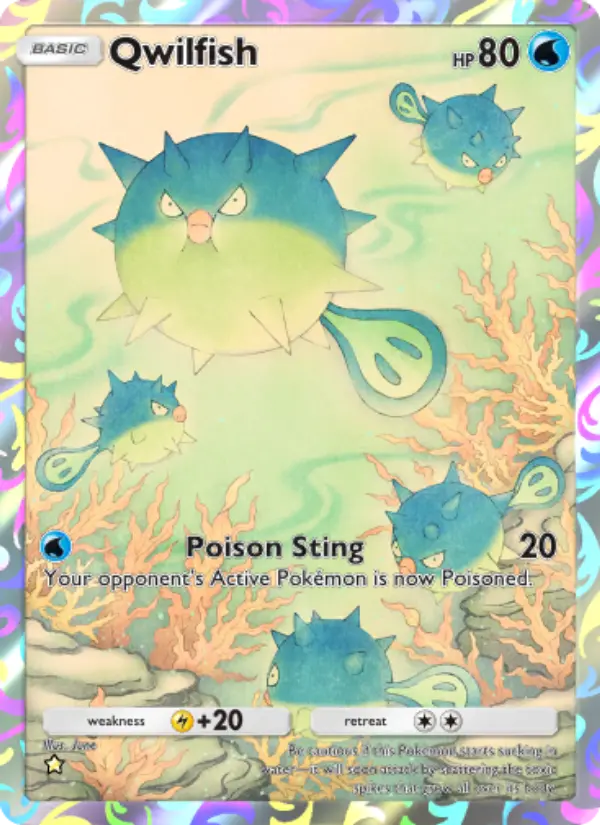 Qwilfish — Wisdom of Sea and Sky card #168