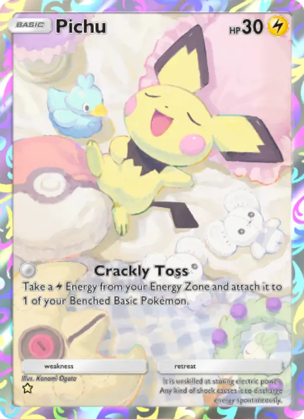 Pichu — Wisdom of Sea and Sky card #171