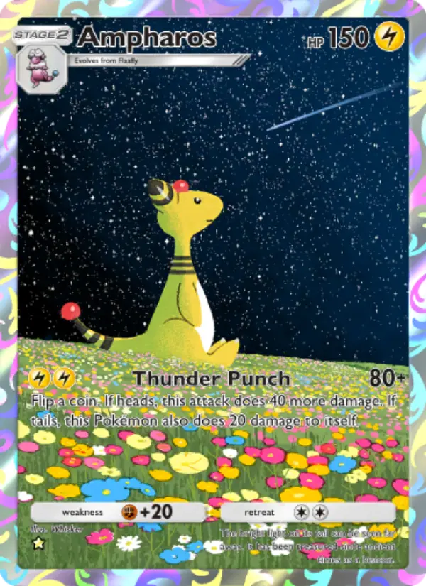 Ampharos — Wisdom of Sea and Sky card #172