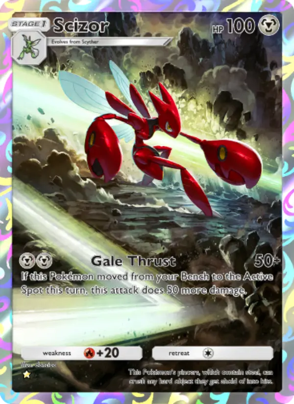 Scizor — Wisdom of Sea and Sky card #180