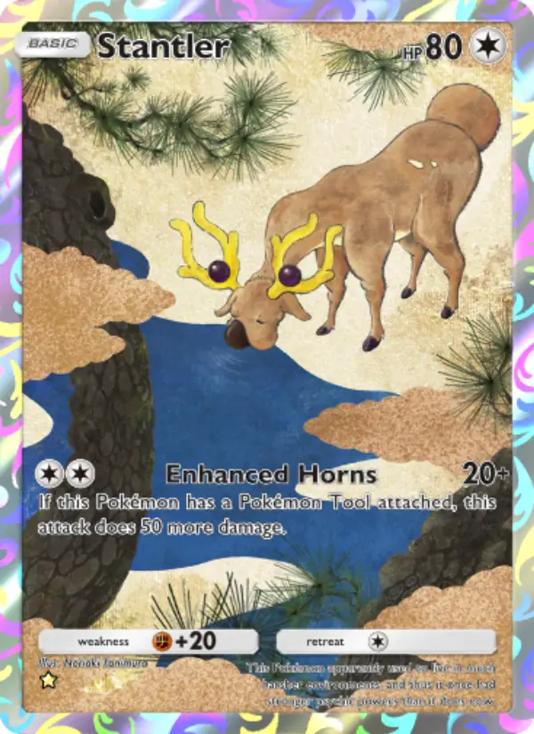Stantler — Wisdom of Sea and Sky card #183