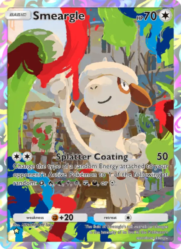 Smeargle — Wisdom of Sea and Sky card #184