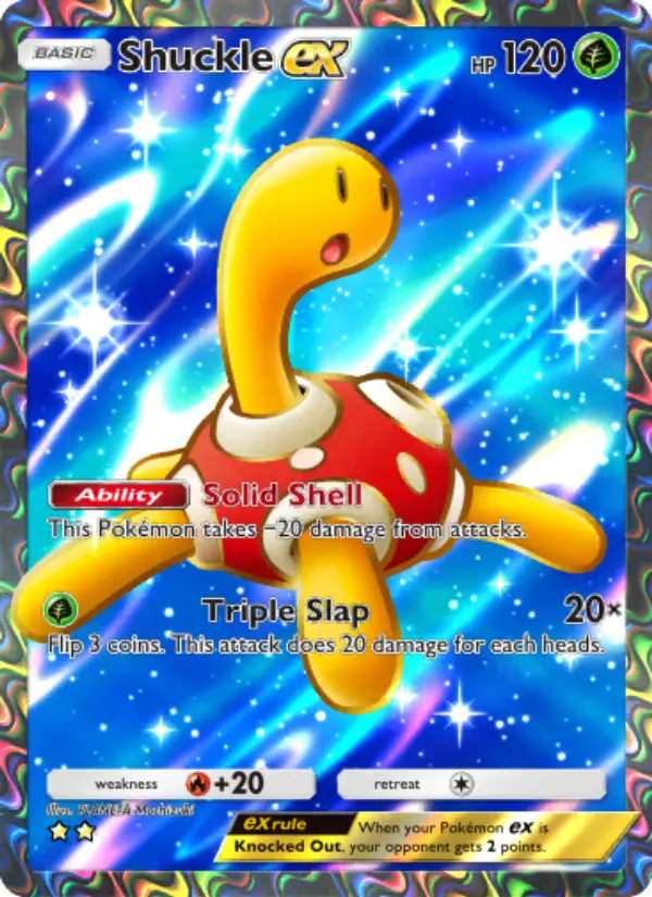 Shuckle ex — Wisdom of Sea and Sky card #186