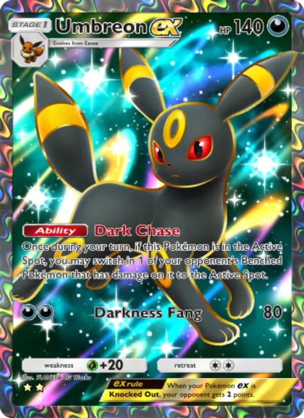 Umbreon ex — Wisdom of Sea and Sky card #193