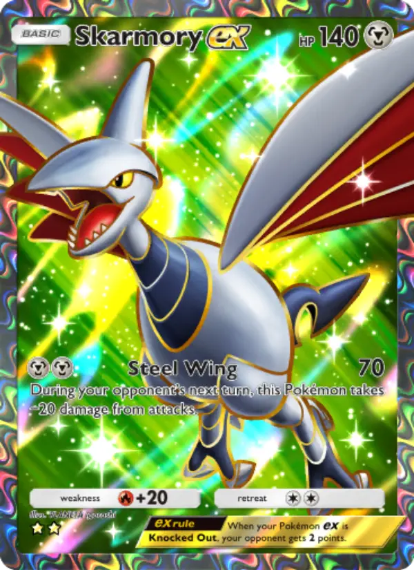 Skarmory ex — Wisdom of Sea and Sky card #194
