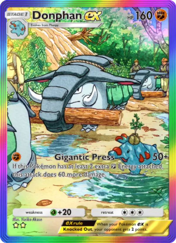 Donphan ex — Wisdom of Sea and Sky card #206