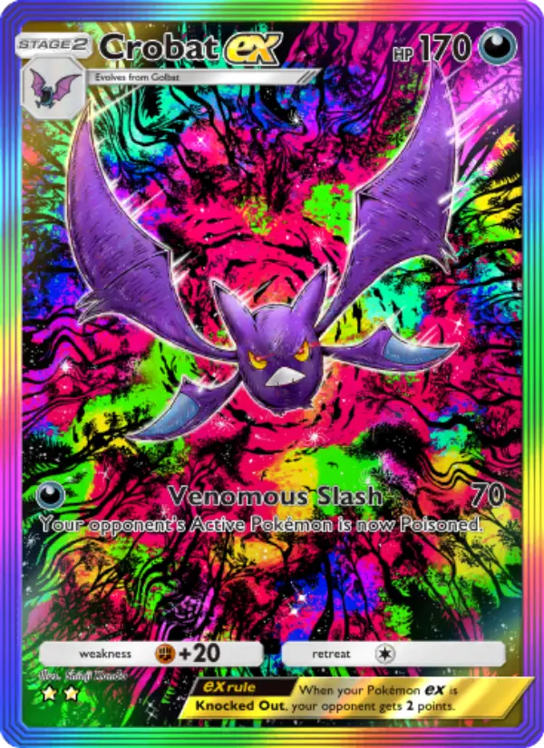 Crobat ex — Wisdom of Sea and Sky card #207