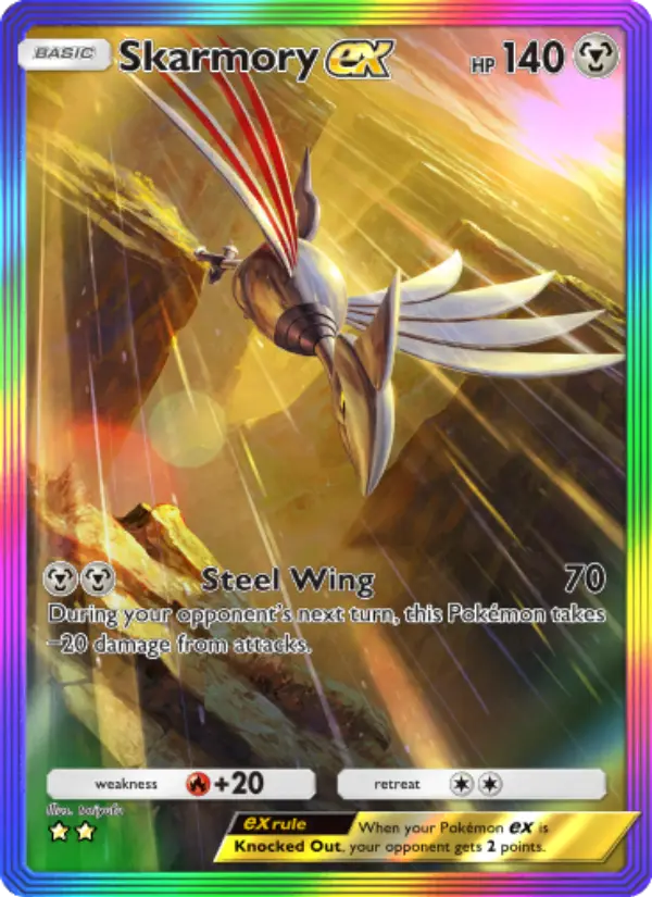 Skarmory ex — Wisdom of Sea and Sky card #209