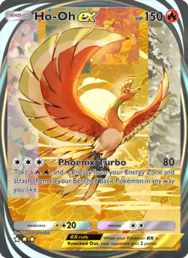 Ho-Oh ex — Wisdom of Sea and Sky card #210