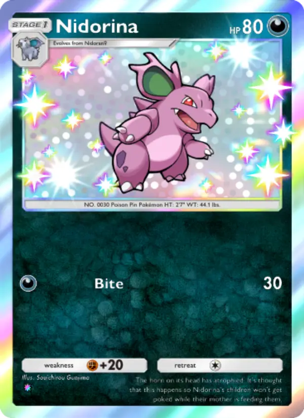 Nidorina — Wisdom of Sea and Sky card #224
