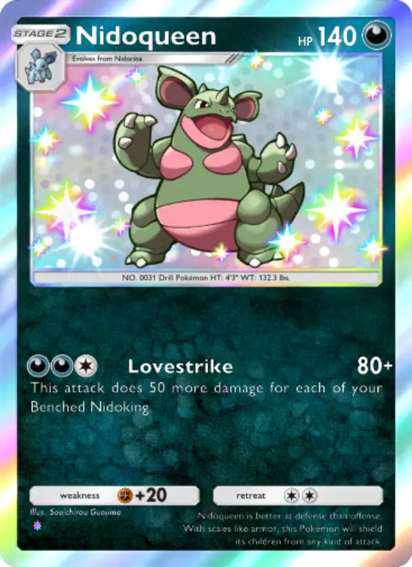Nidoqueen — Wisdom of Sea and Sky card #225