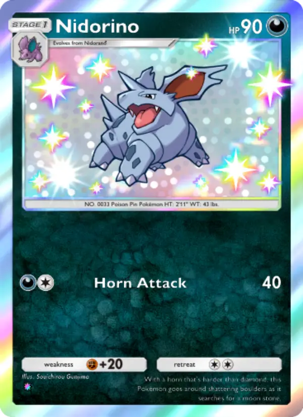 Nidorino — Wisdom of Sea and Sky card #227