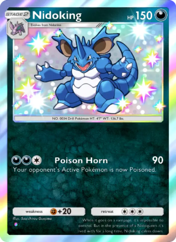 Nidoking — Wisdom of Sea and Sky card #228