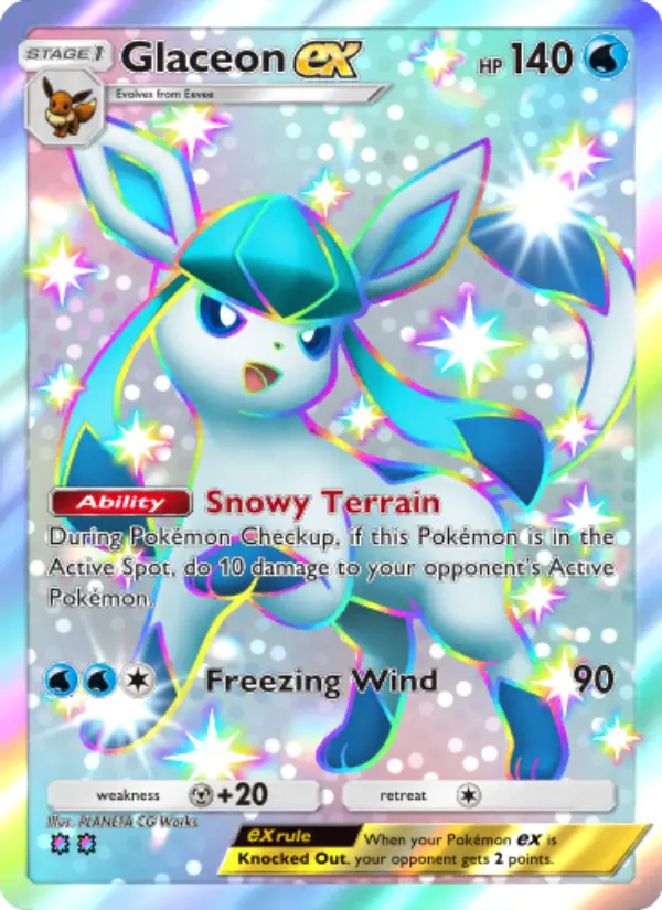 Glaceon ex — Wisdom of Sea and Sky card #235