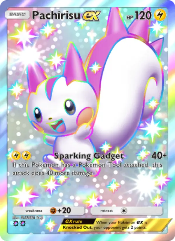 Pachirisu ex — Wisdom of Sea and Sky card #236