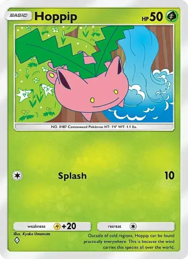 Hoppip — Secluded Springs card #001