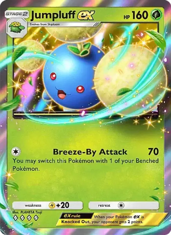 Jumpluff ex — Secluded Springs card #003