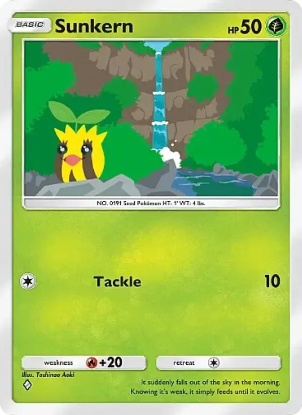 Sunkern — Secluded Springs card #004