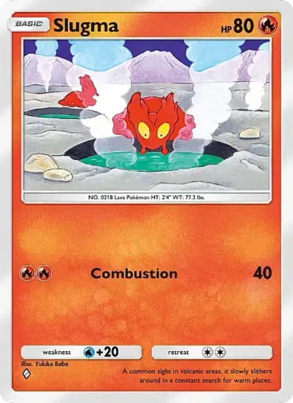 Slugma — Secluded Springs card #008