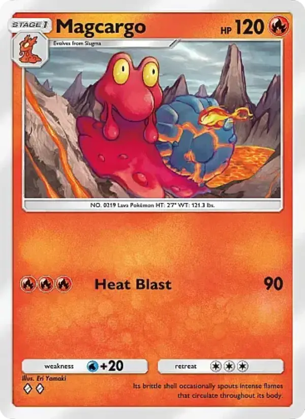 Magcargo — Secluded Springs card #009