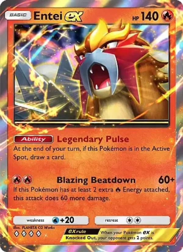 Entei ex — Secluded Springs card #010