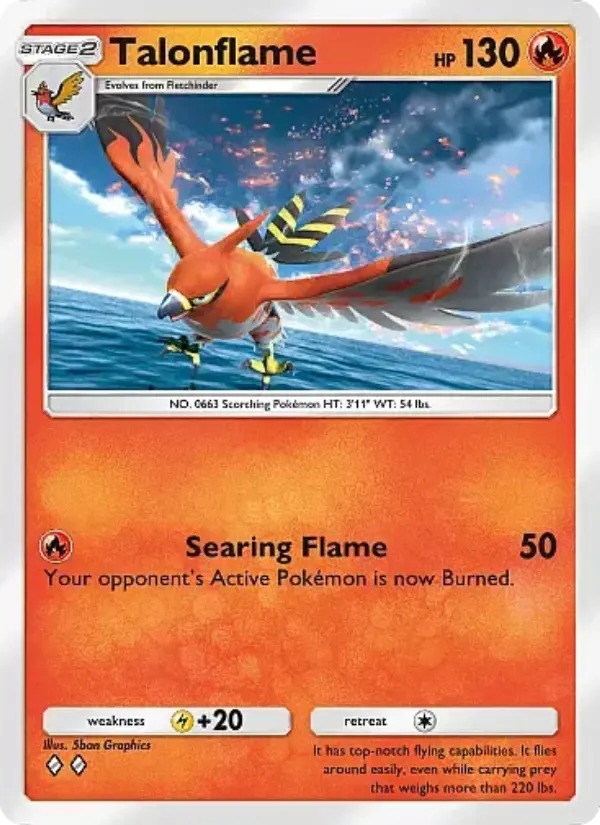 Talonflame — Secluded Springs card #012