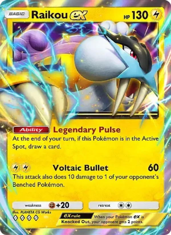 Raikou ex — Secluded Springs card #025
