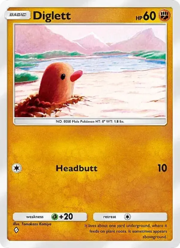 Diglett — Secluded Springs card #040