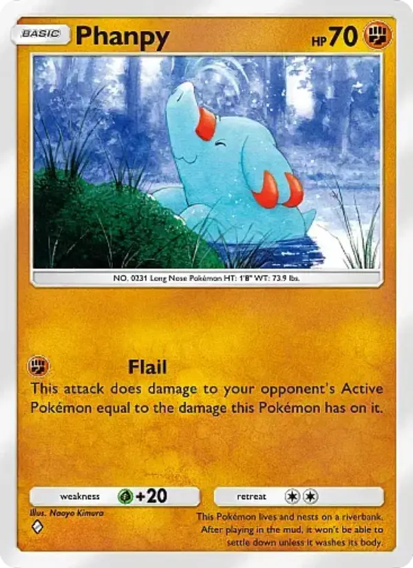 Phanpy — Secluded Springs card #043