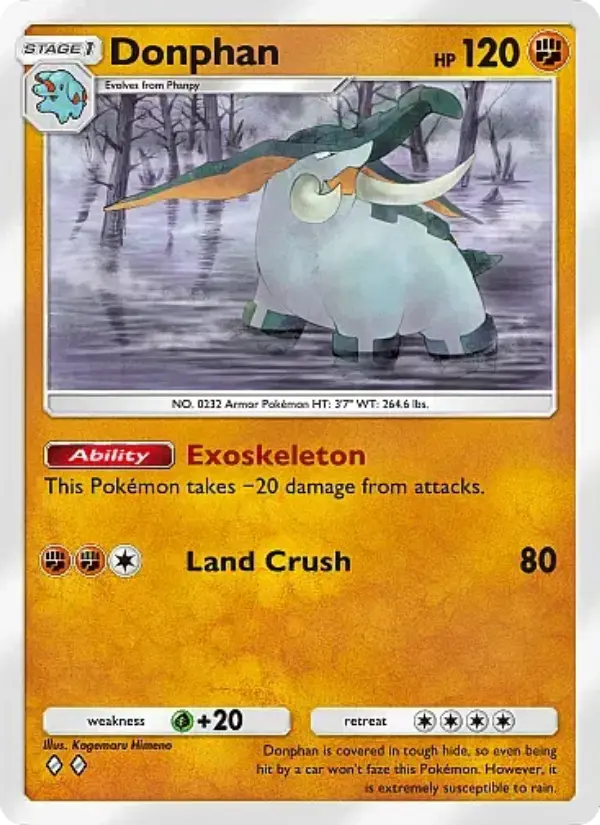 Donphan — Secluded Springs card #044