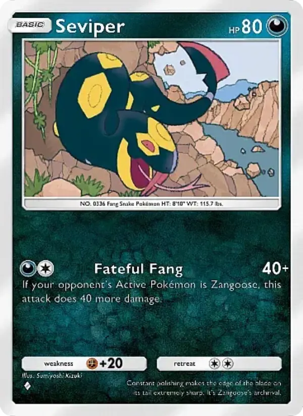Seviper — Secluded Springs card #048