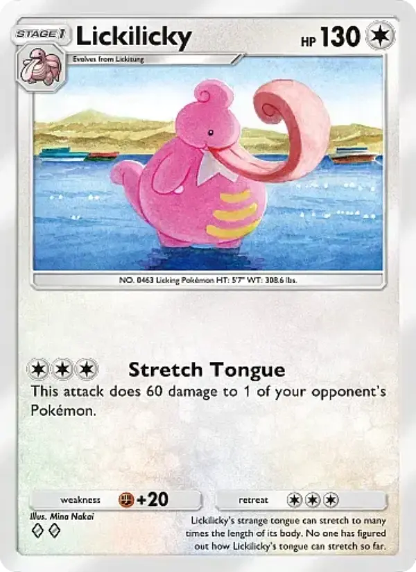 Lickilicky — Secluded Springs card #058