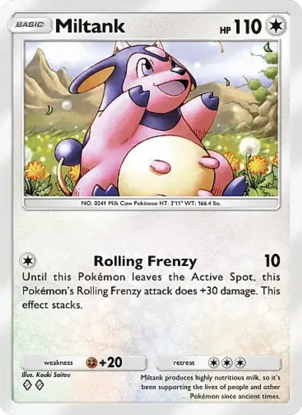Miltank — Secluded Springs card #062