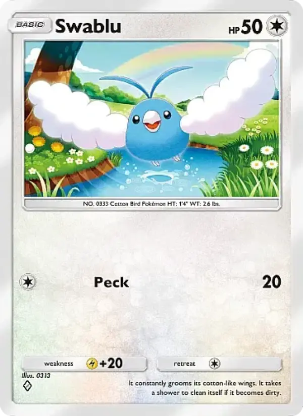 Swablu — Secluded Springs card #064