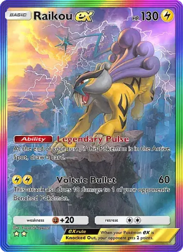 Raikou ex — Secluded Springs card #088