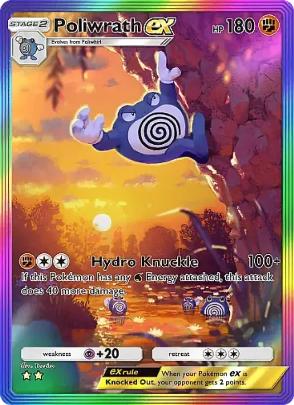 Poliwrath ex — Secluded Springs card #089