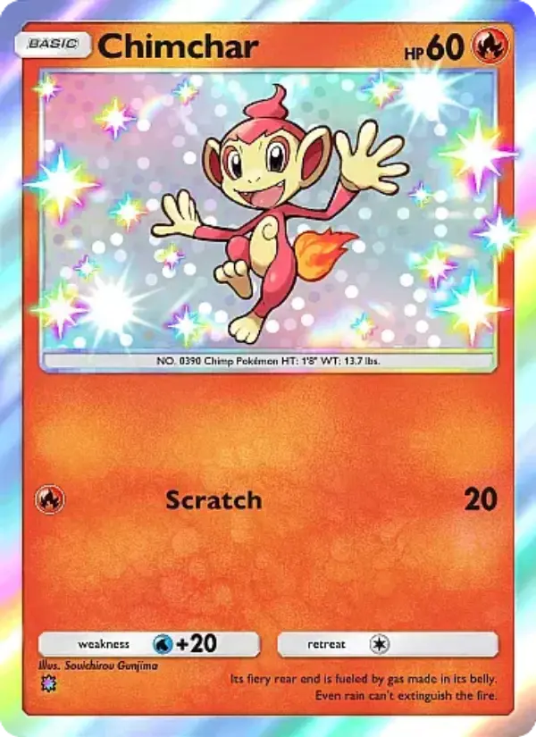 Chimchar — Secluded Springs card #091
