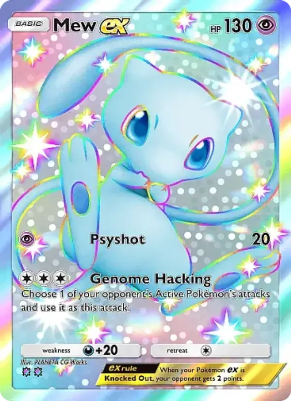 Mew ex — Secluded Springs card #102