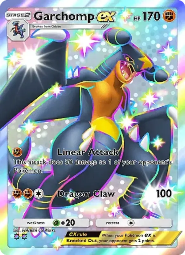 Garchomp ex — Secluded Springs card #103