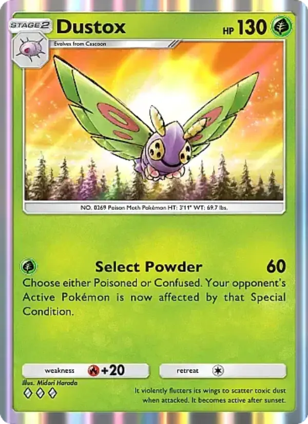 Dustox — Mega Rising card #007