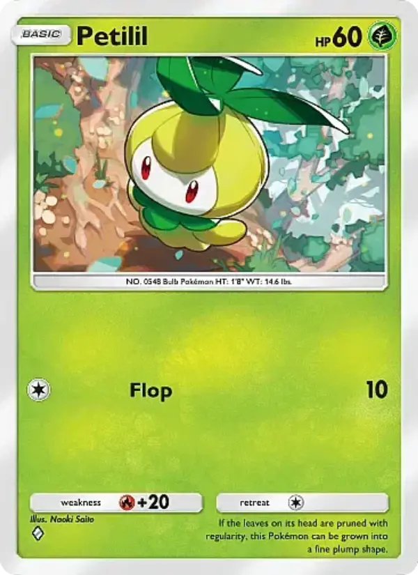 Petilil — Mega Rising card #017
