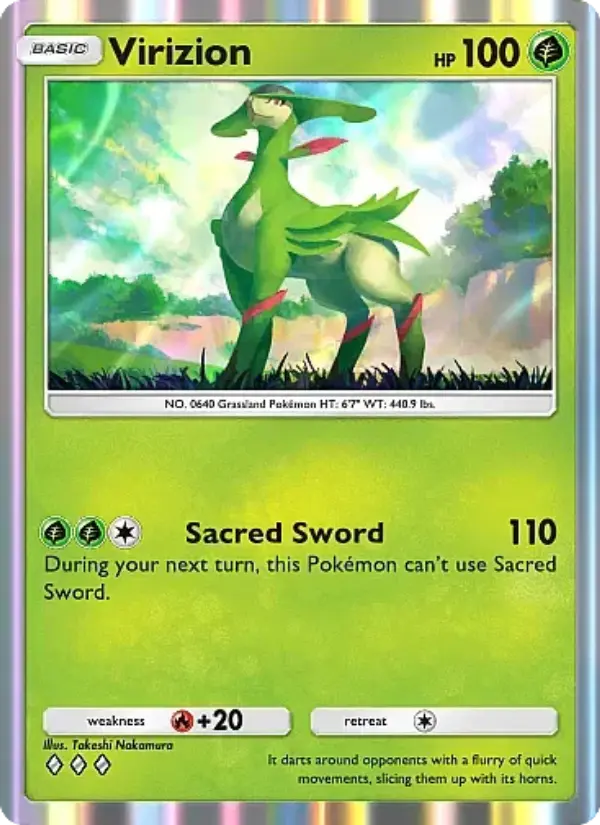 Virizion — Mega Rising card #020