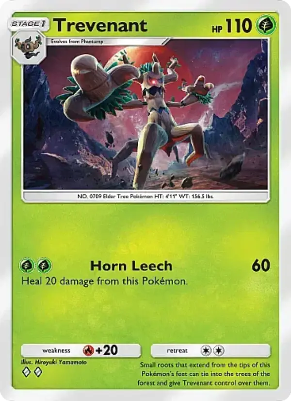 Trevenant — Mega Rising card #024