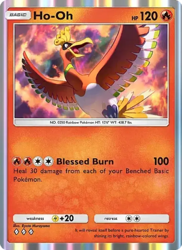 Ho-Oh — Mega Rising card #032