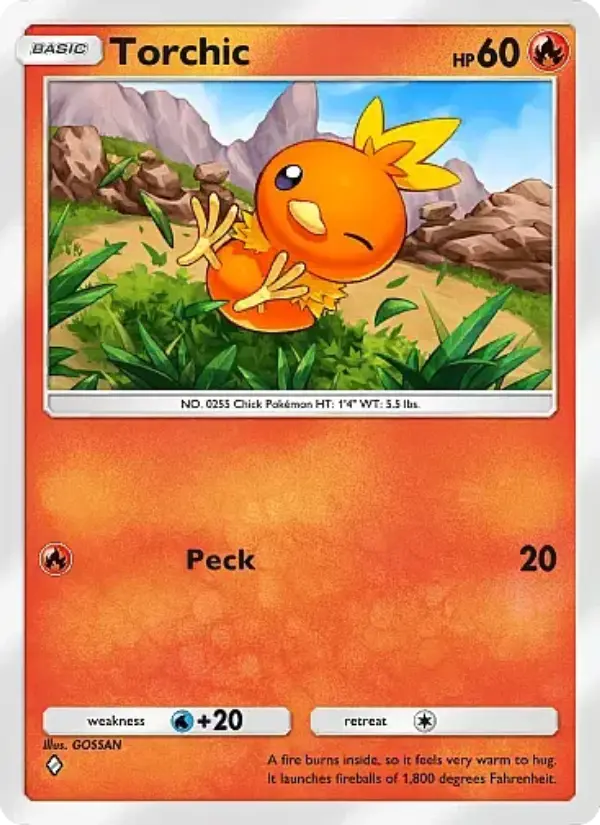 Torchic — Mega Rising card #033